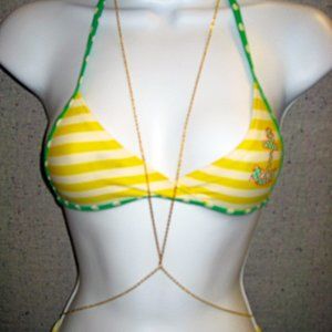 Gold Plated Necklace Sexy Body Chain _ BC-05